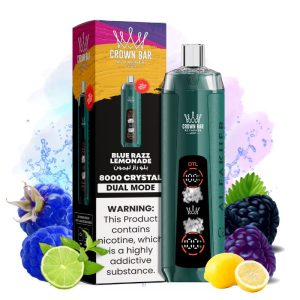 Al Fakher Crystal 8000 Blue Razz Lemonade Geschmack Al Fakher Crystal 8000 Blue Razz Lemonade Geschmack