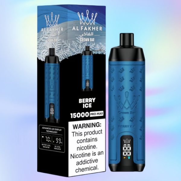 Al Fakher Crown Bar 15000 Berry Ice Geschmack Al Fakher Crown Bar 15000 Berry Ice Geschmack