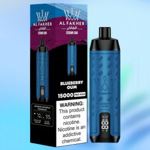 Al Fakher Crown Bar 15000 Blueberry Gum Geschmack Al Fakher Crown Bar 15000 Blueberry Gum Geschmack