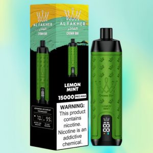 Al Fakher Crown Bar 15000 Lemon Mint Al Fakher Crown Bar 15000 Lemon Mint