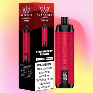 Al Fakher Crown Bar 15000 Strawberry Punch Al Fakher Crown Bar 15000 Strawberry Punch
