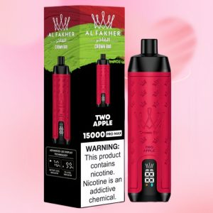 Al Fakher Crown Bar 15000 doppelapfel Two Apple Geschmack Al Fakher Crown Bar 15000 doppelapfel Two Apple Geschmack