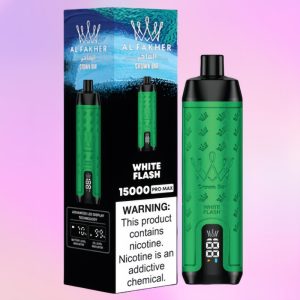 Al Fakher Crown Bar 15000 White Flash