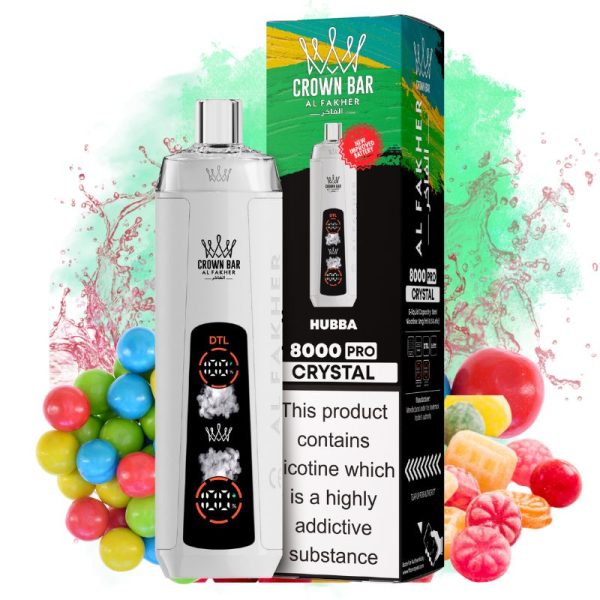 Al Fakher Crystal 8000 Hubba Geschmack Al Fakher Crystal 8000 Hubba Geschmack