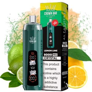 Al Fakher Crystal 8000 Lemon Mint Geschmack Al Fakher Crystal 8000 Lemon Mint Geschmack