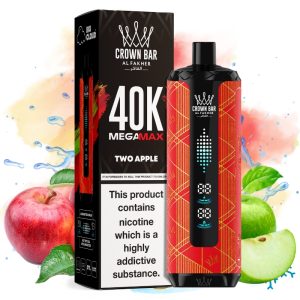 Al Fakher Mega Max 40000 Two Apple vape Al Fakher Mega Max 40000 Two Apple vape