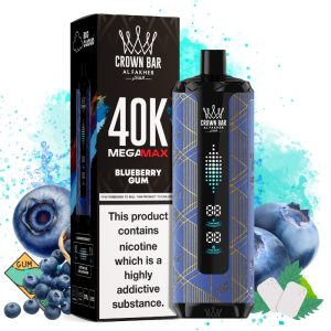 Al Fakher Mega Max 40000 Blueberry Gum Geschmack Al Fakher Mega Max 40000 Blueberry Gum Geschmack