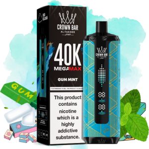 Al Fakher Mega Max 40000 Gum Mint Al Fakher Mega Max 40000 Gum Mint