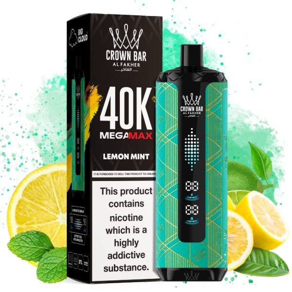 al fakher mega max 40000 lemon mint jpg al fakher mega max 40000 lemon mint jpg