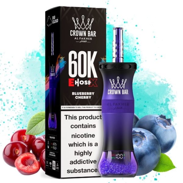 Al Fakher E-hose X 60000 Blueberry Cherry Al Fakher E-hose X 60000 Blueberry Cherry