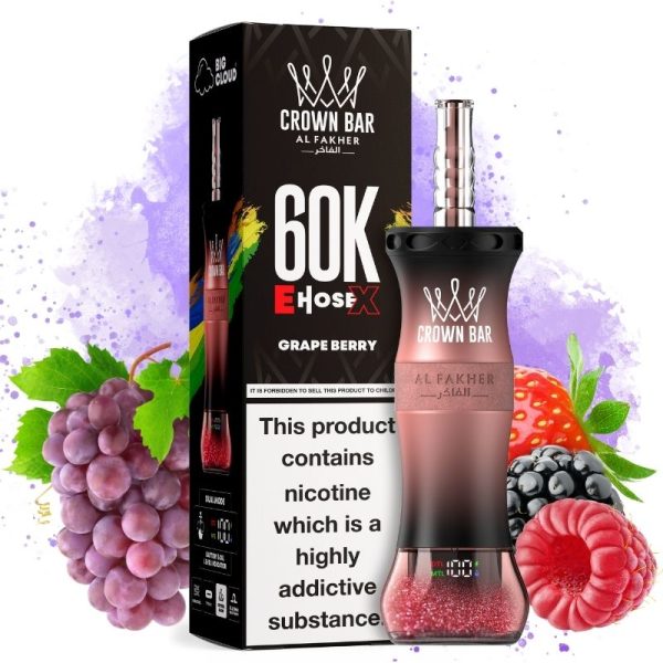 Al Fakher E-hose X 60000 Grape Berry Al Fakher E-hose X 60000 Grape Berry
