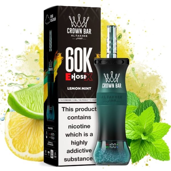 Al Fakher E-hose X 60000 Lemon Mint Al Fakher E-hose X 60000 Lemon Mint