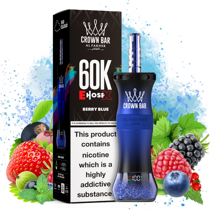 Al Fakher E-hose X 60000 Berry Blue
