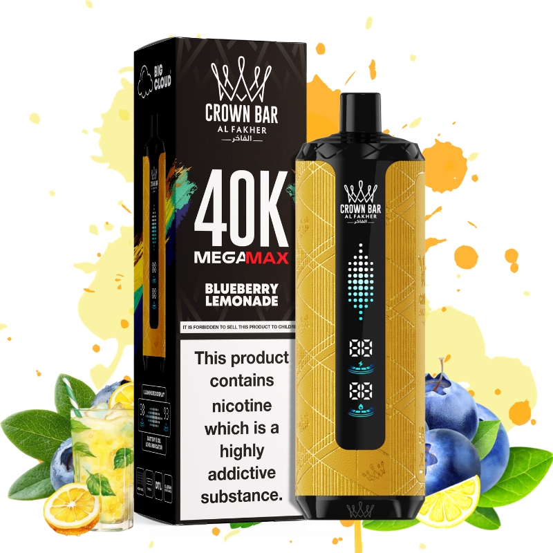 Al Fakher Mega Max 40000 Blueberry Lemonade
