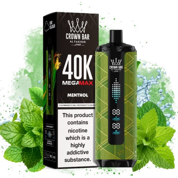 Al Fakher Mega Max 40000 MENTHOL Al Fakher Mega Max 40000 MENTHOL