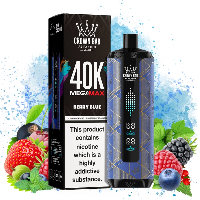Al Fakher Mega Max 40000 Berry Blue